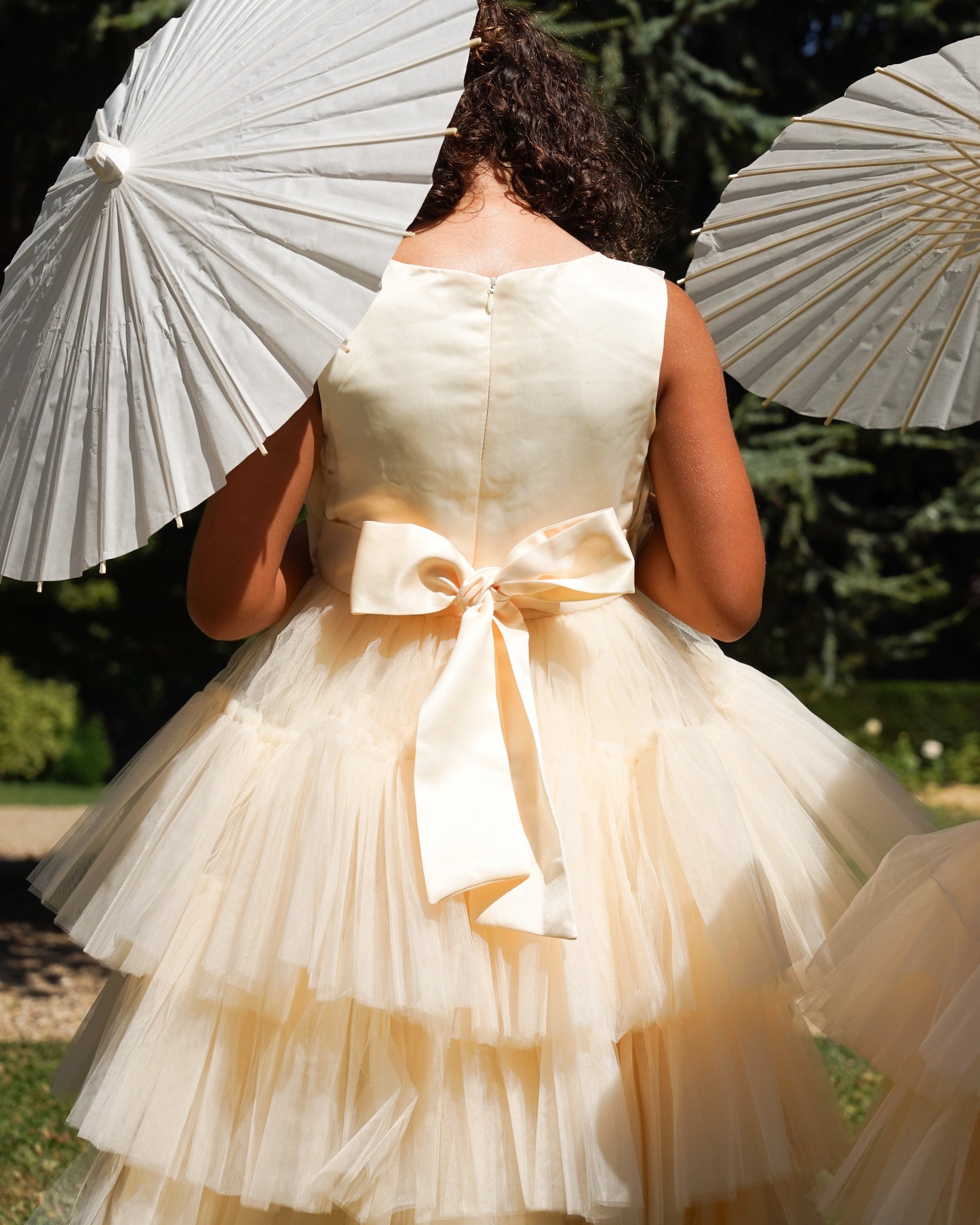 Brown Strapless Dress