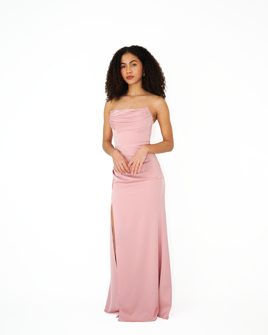 Robe Bustier Rose