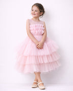 Lily - Robe enfant rose