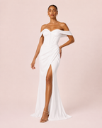 Alice - Longue robe corset blanche