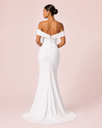 Alice - Longue robe corset blanche