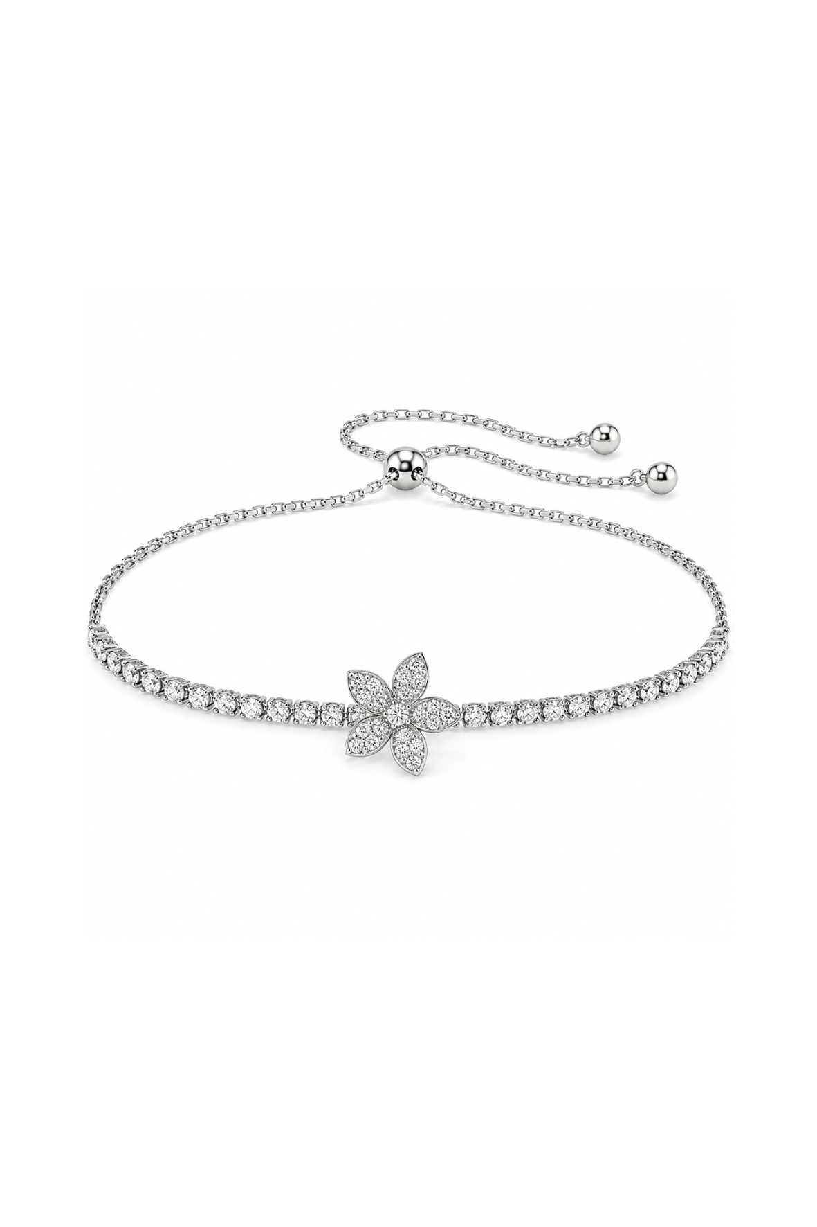 Bracelet Flora argent