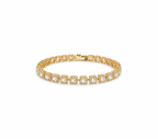 Éclat - Bracelet carré doré