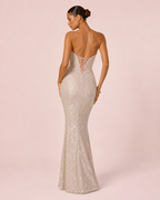Cassandre - Longue robe à sequins