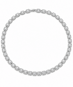 Collier Éclat carré argent
