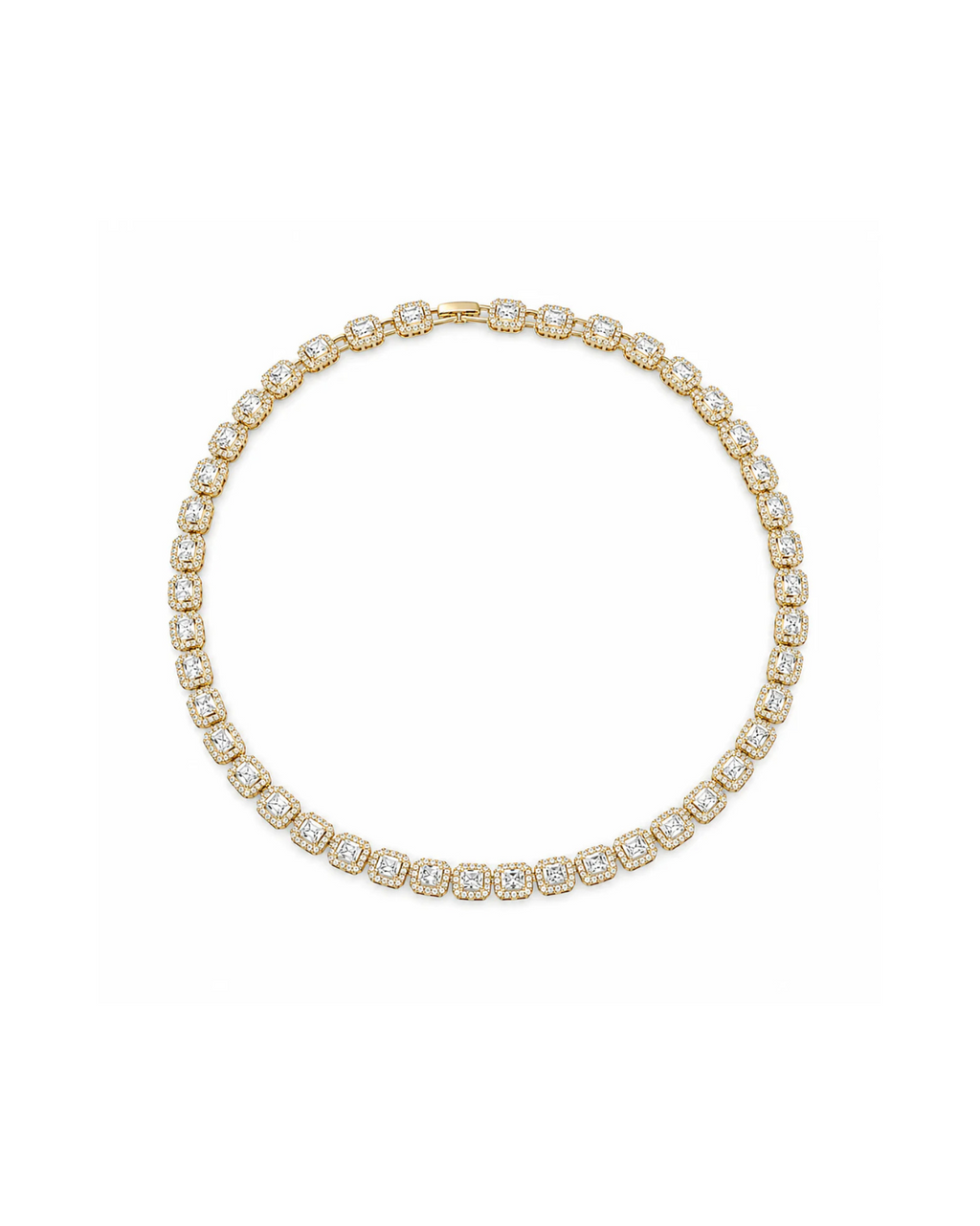 Éclat - Collier carré doré