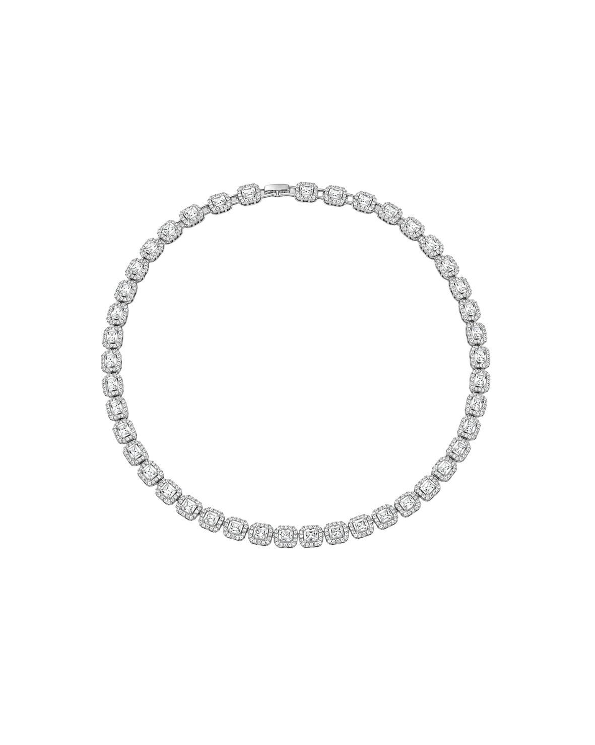 Collier Éclat carré argent