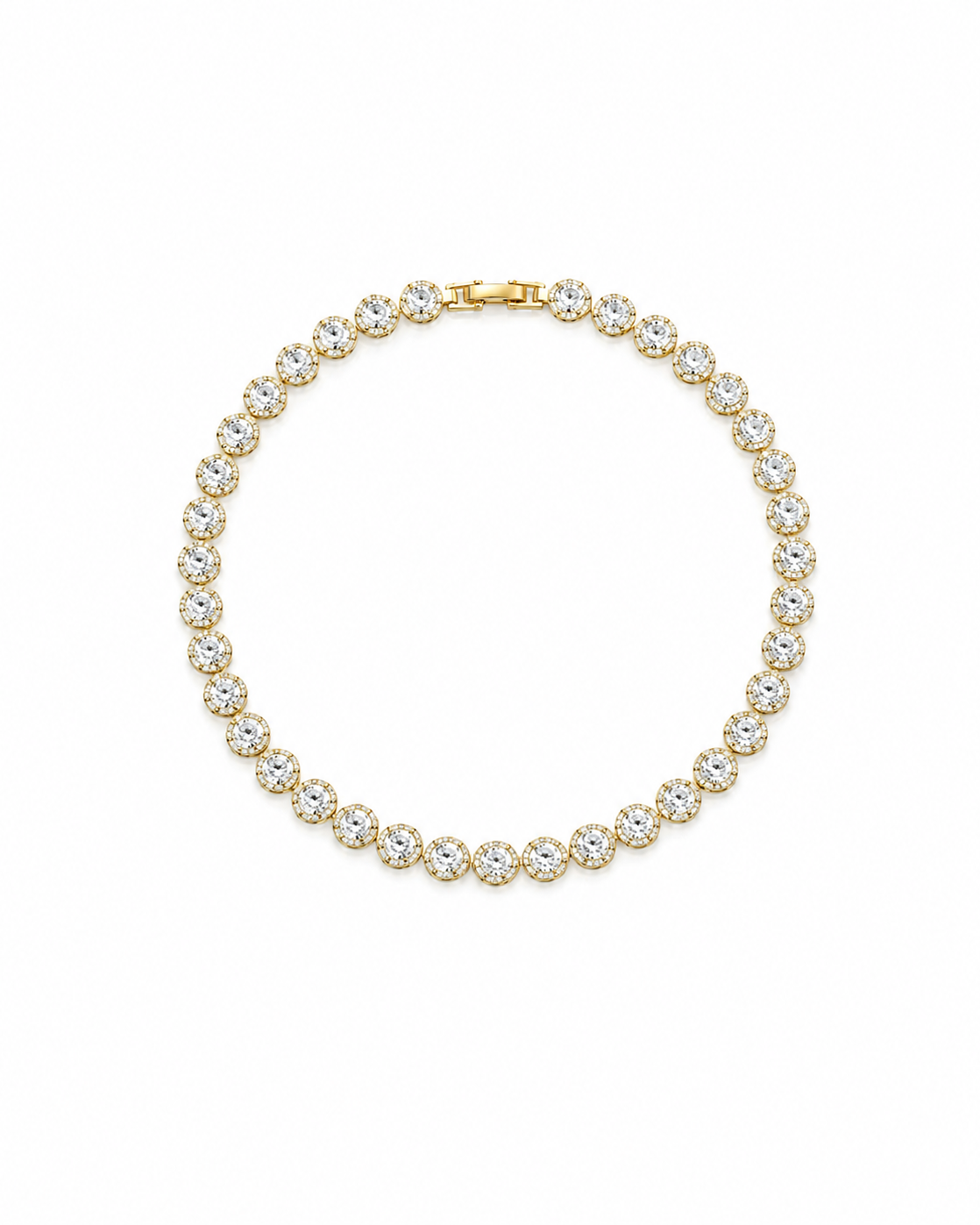 Collier Éclat rond doré
