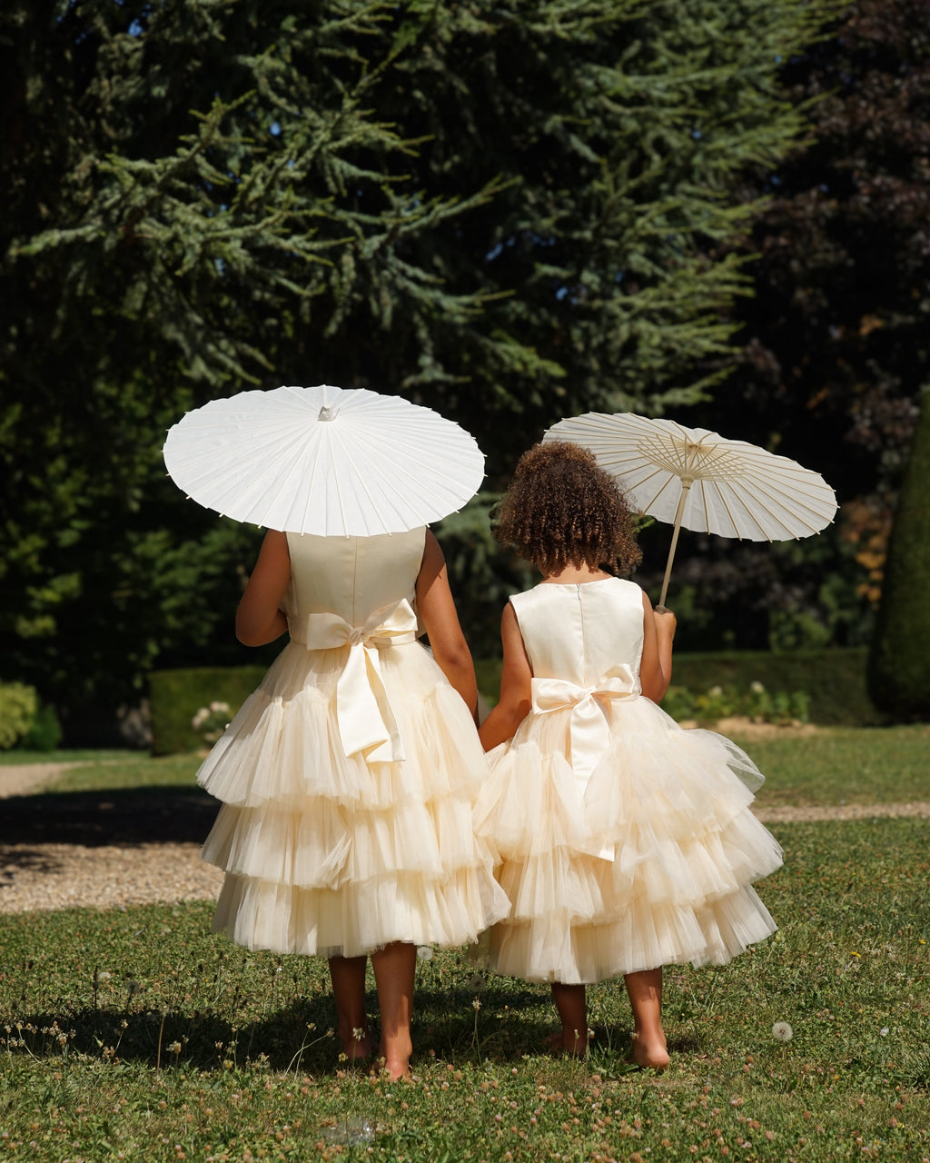 Lily - Robe enfant champagne
