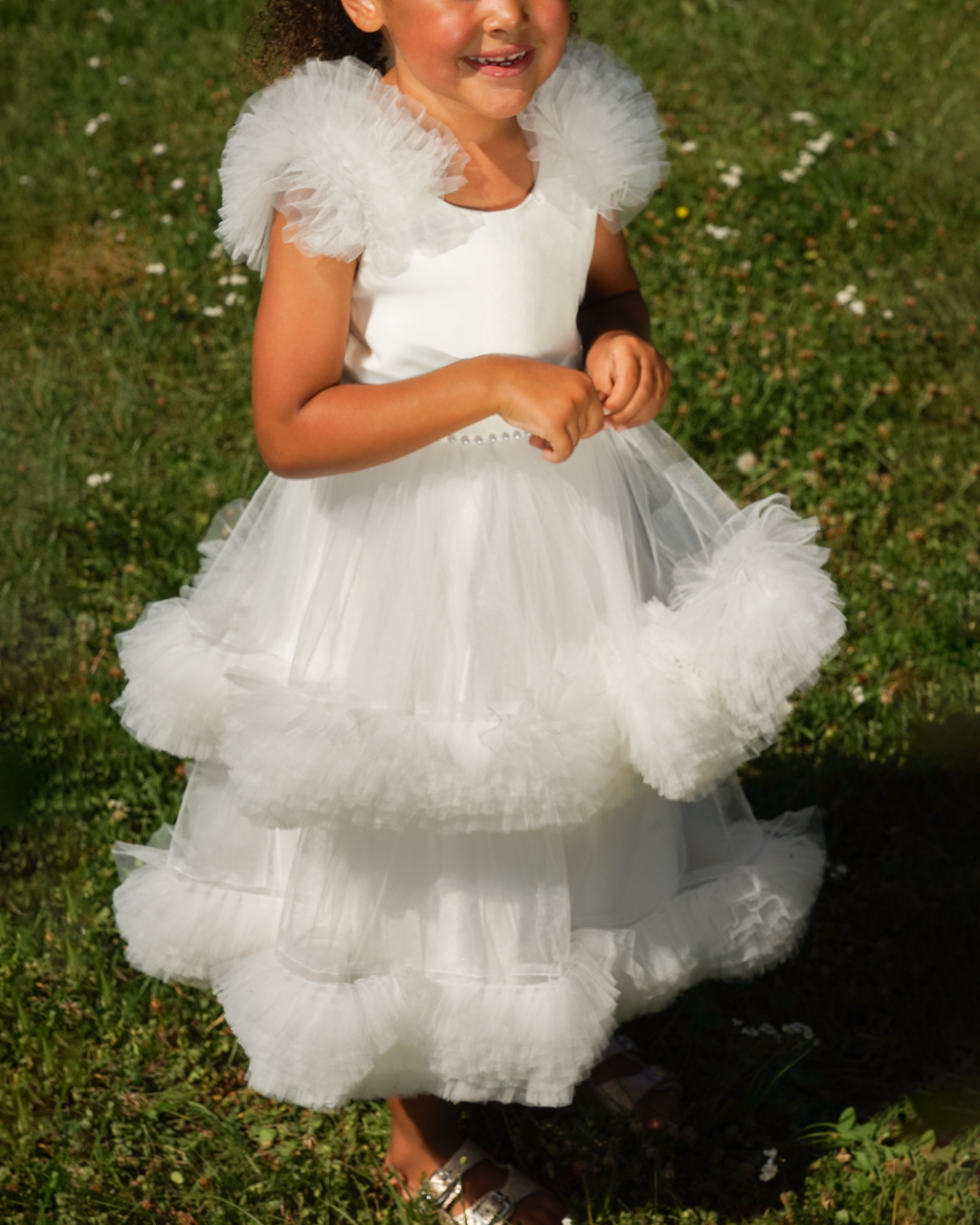 Mila - Robe enfant blanche
