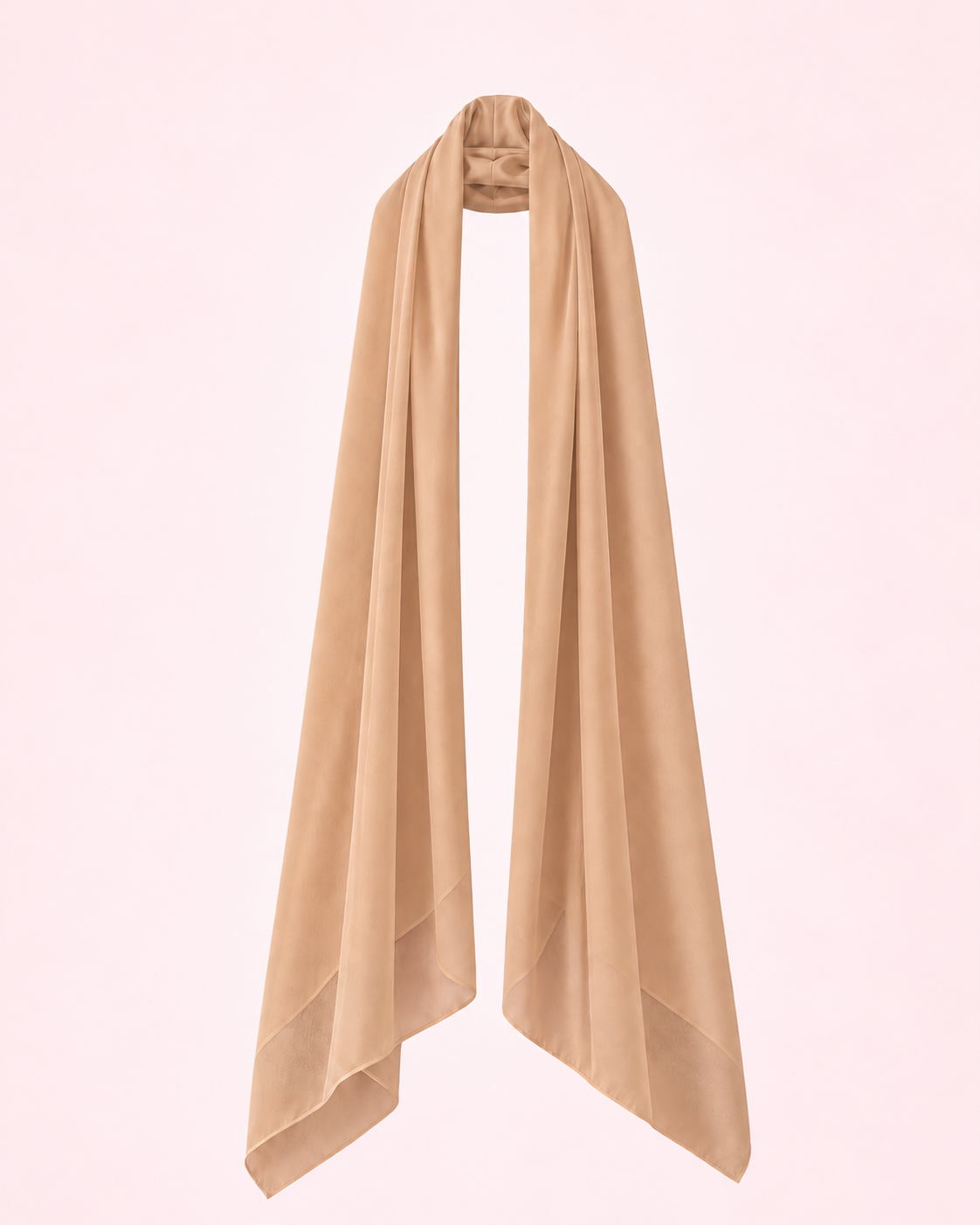 Étole sable mousseline