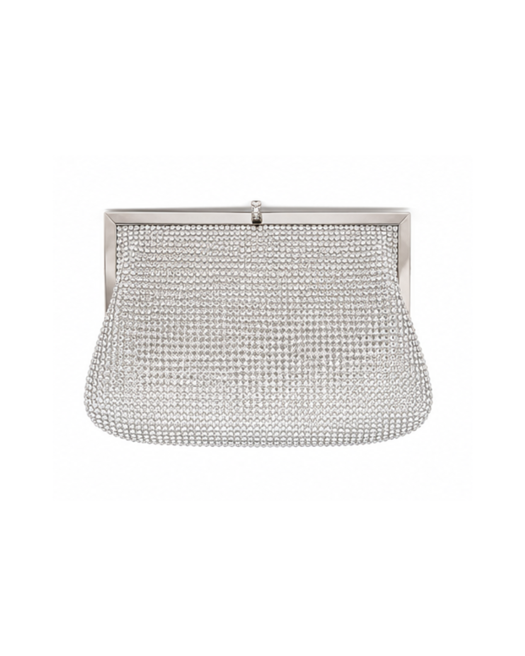 Éclipse – Pochette en strass argent