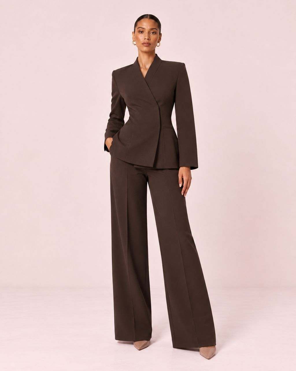 Emilie - Pantalon marron