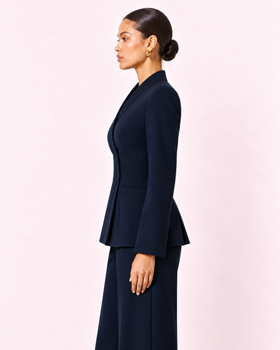 Emilie - Veste blazer bleu marine