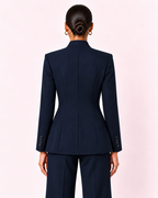 Emilie - Veste blazer bleu marine