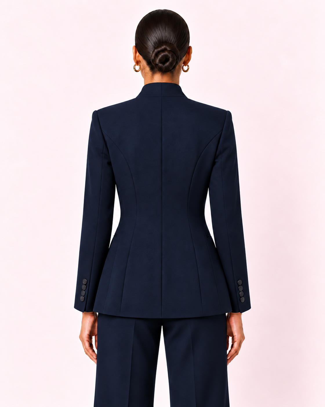 Emilie - Veste blazer bleu marine