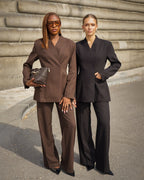Emilie - Veste blazer marron