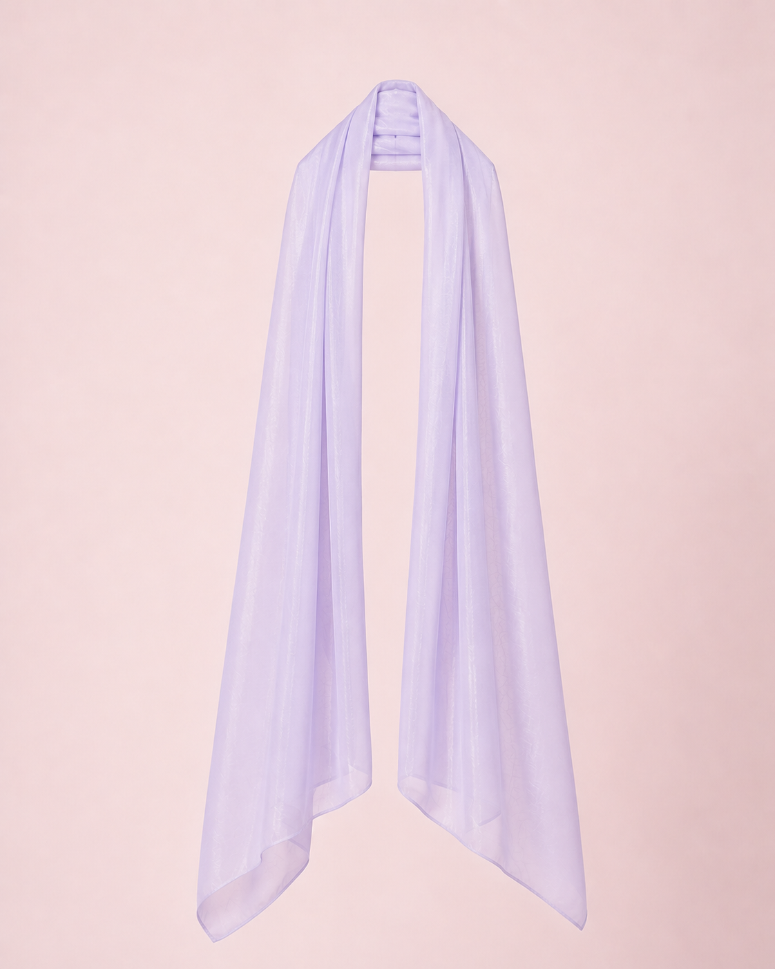 Étole lilas irisée