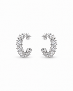 Boucles d’oreilles Diana argent