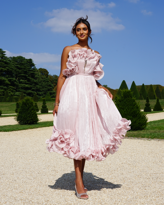 Emmy Pink Floral Dress