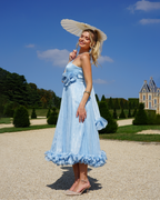 Joy - Blue asymmetrical dress