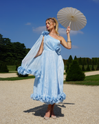 Joy - Blue asymmetrical dress