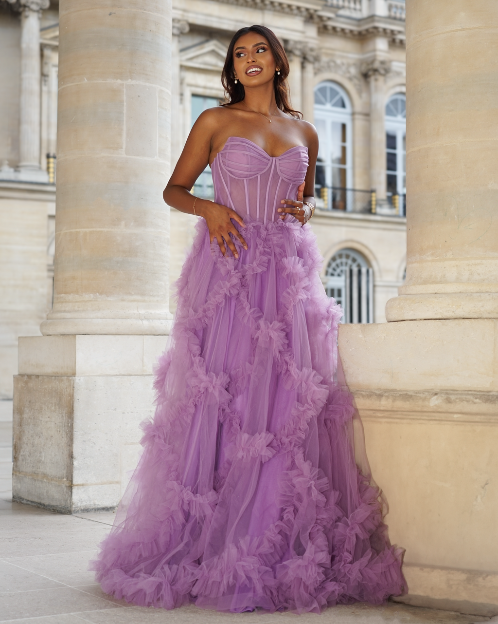 Robe Alba mauve
