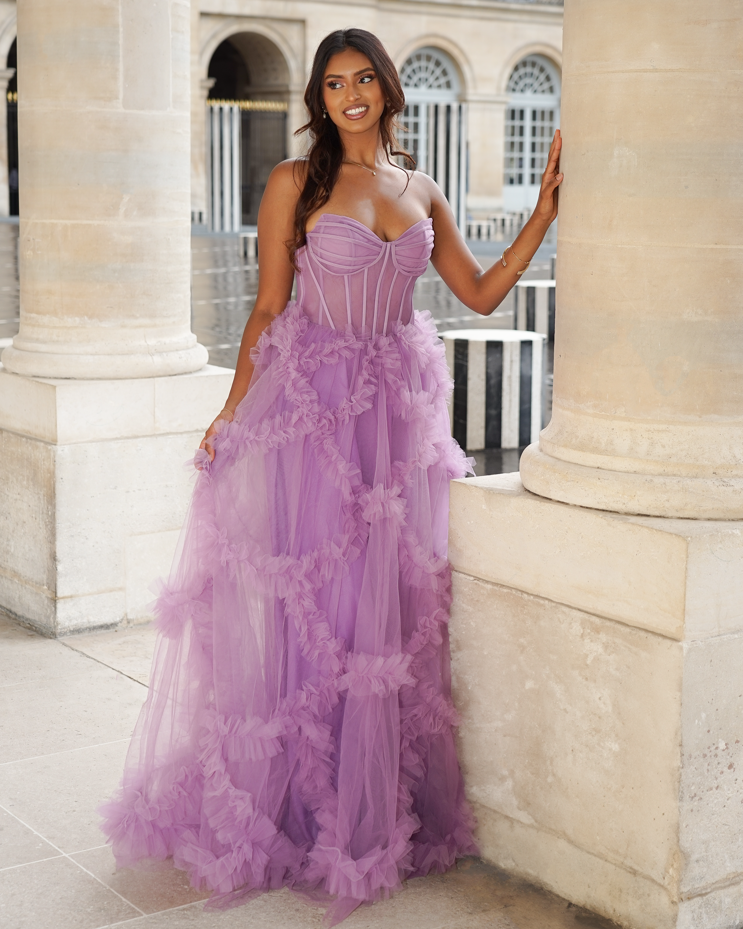 Robe Alba mauve