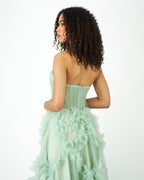 Alba sage green dress