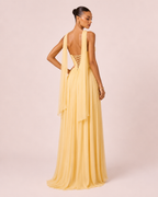 Johanna - Longue robe irisée jaune