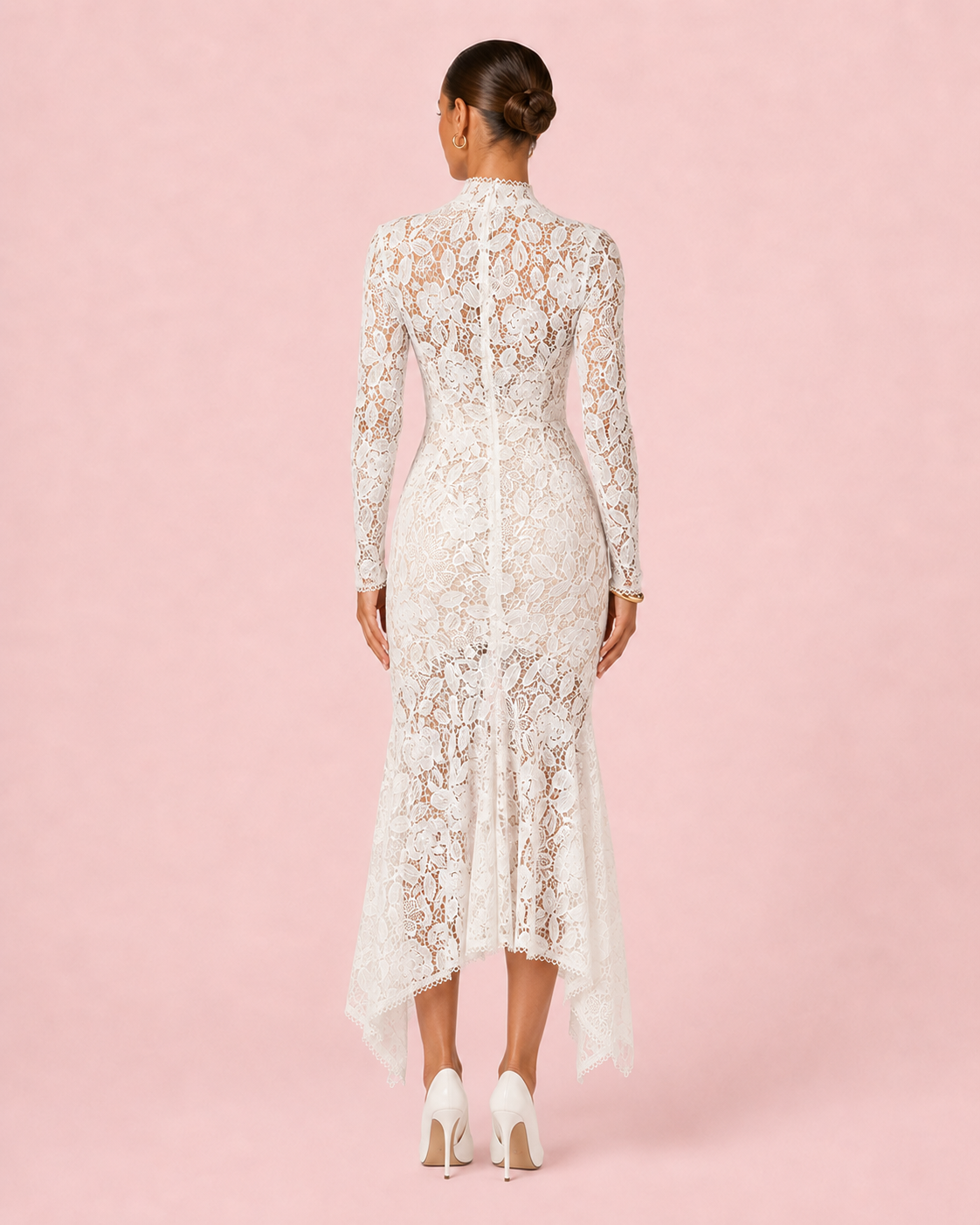 Lara - Robe midi en crochet