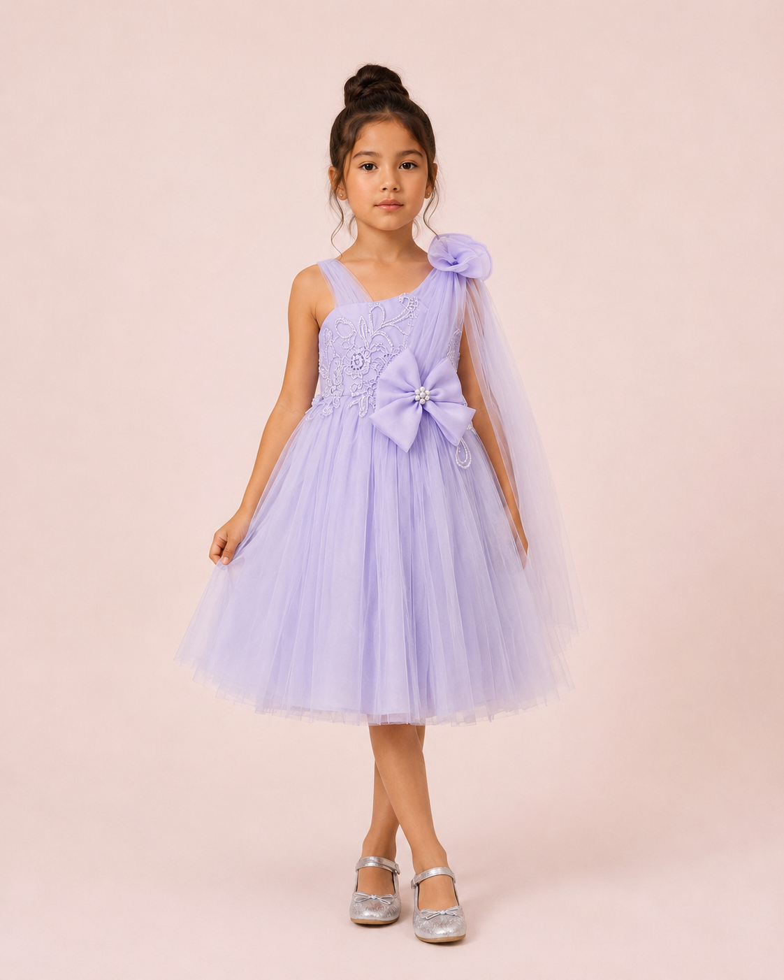 Lila - Robe enfant lilas