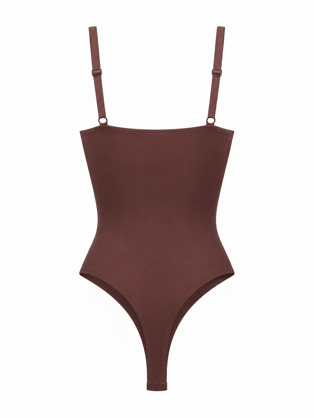 Body sculptant sans coutures marron