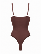 Body sculptant sans coutures marron
