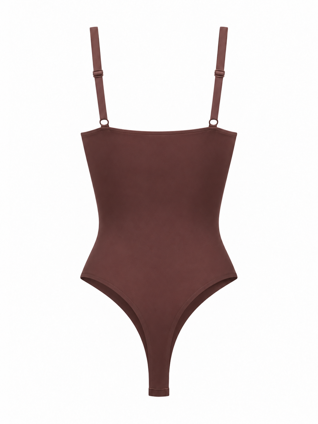 Body sculptant sans coutures marron