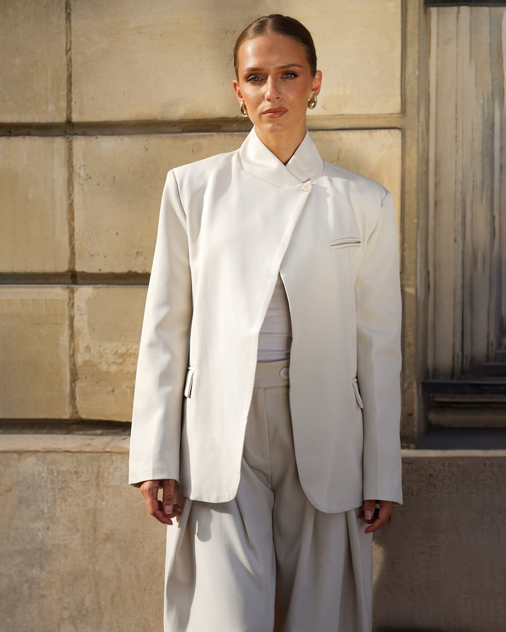 Maelle - Blazer ivoire
