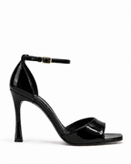 Margot - Sandales vernies à talons noires