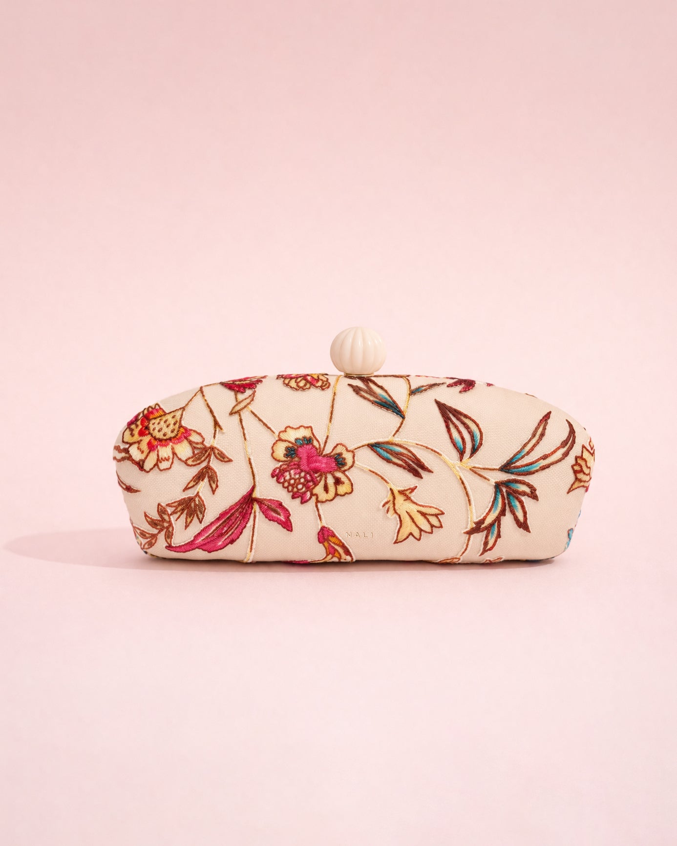 Mia - Pochette en tissu brodé