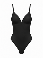 Body sculptant sans coutures noir