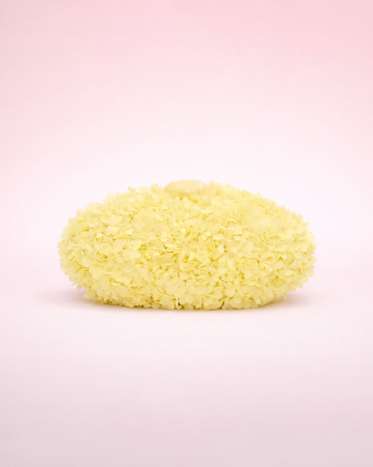 Pia - Clutch à pétales jaune