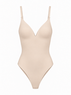 Body sculptant sans coutures sable