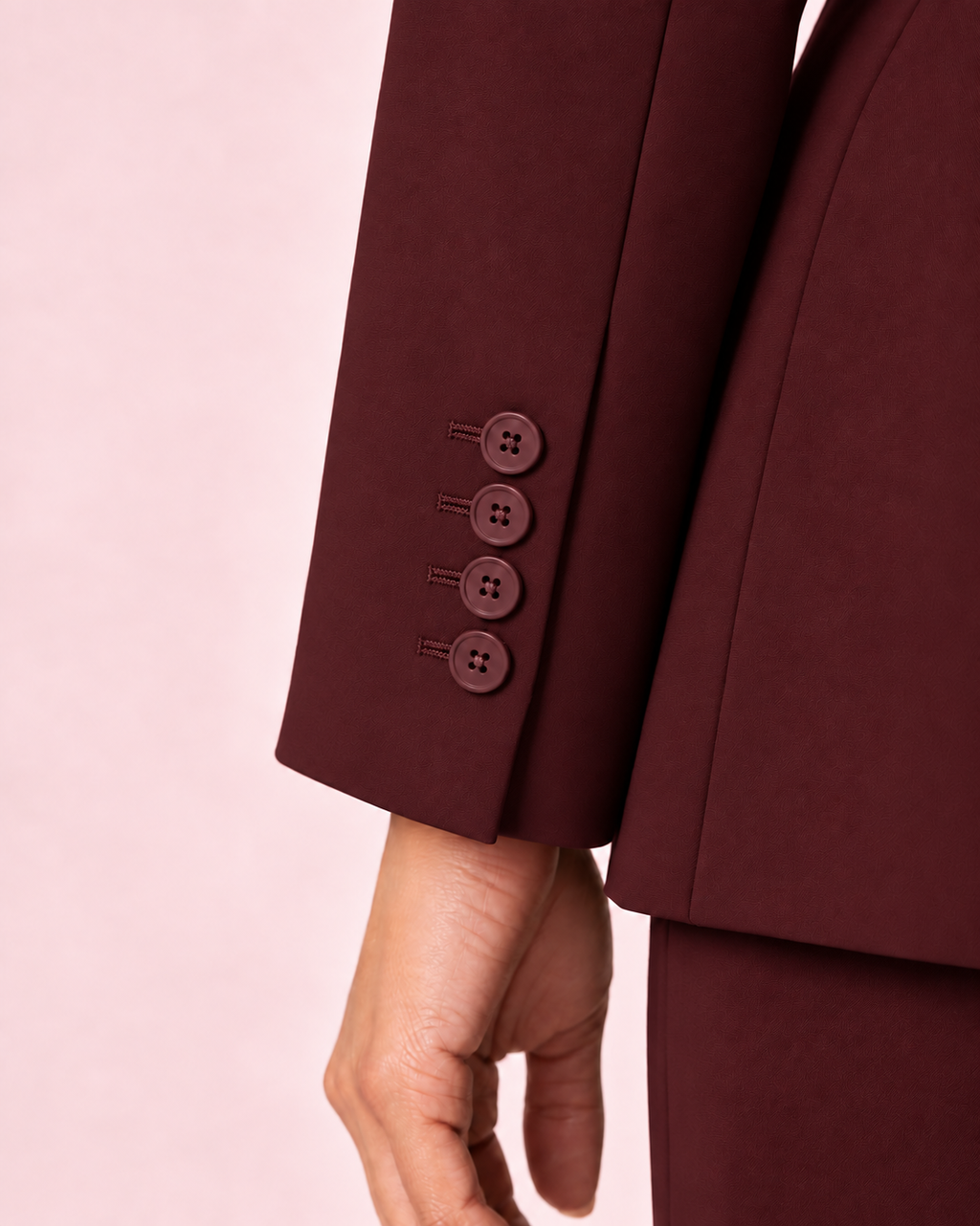 Emilie - Veste blazer bordeaux