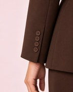 Emilie - Veste blazer marron