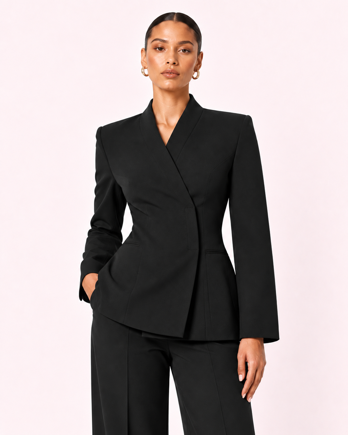 Emilie - Veste blazer noire