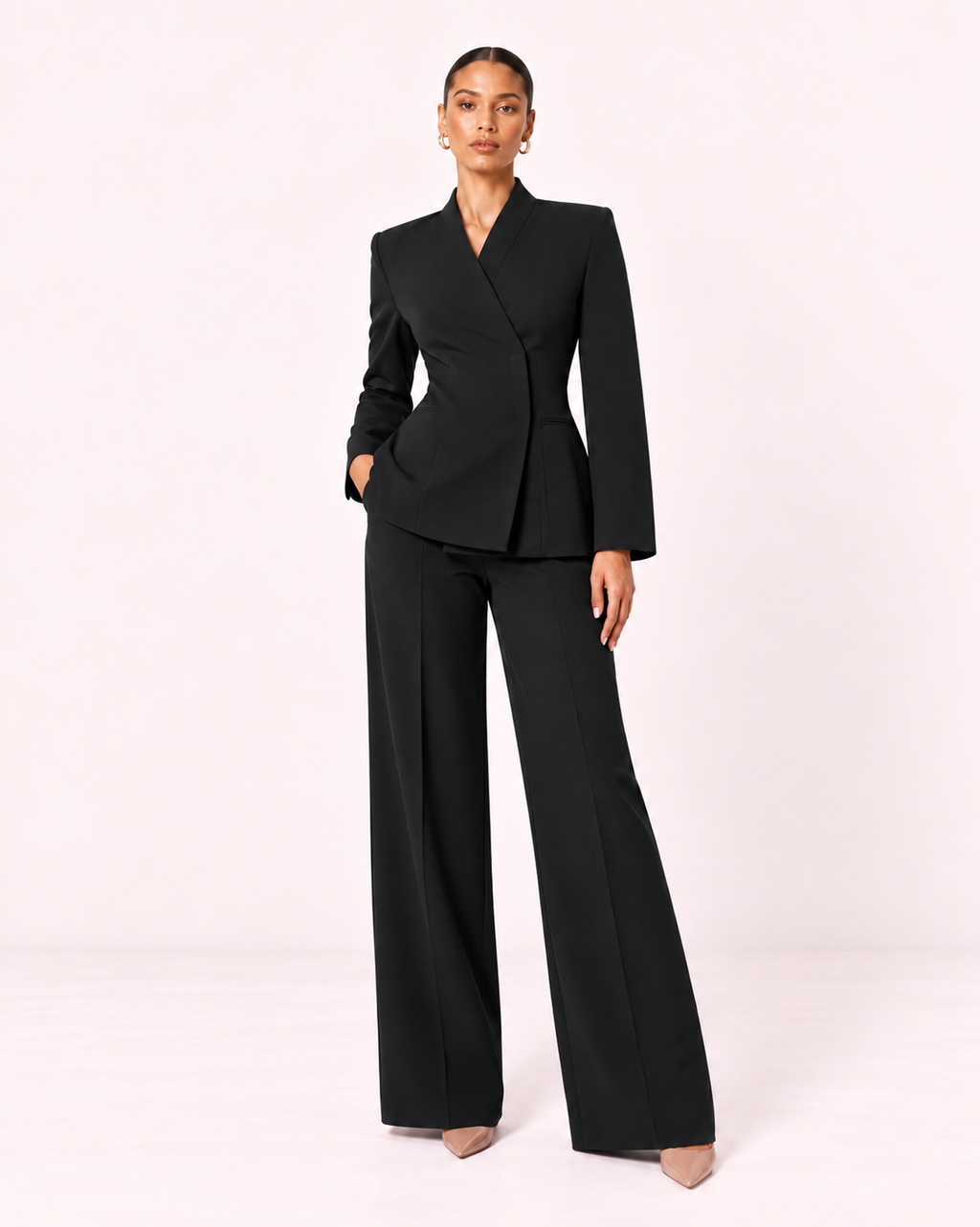Emilie - Veste blazer noire