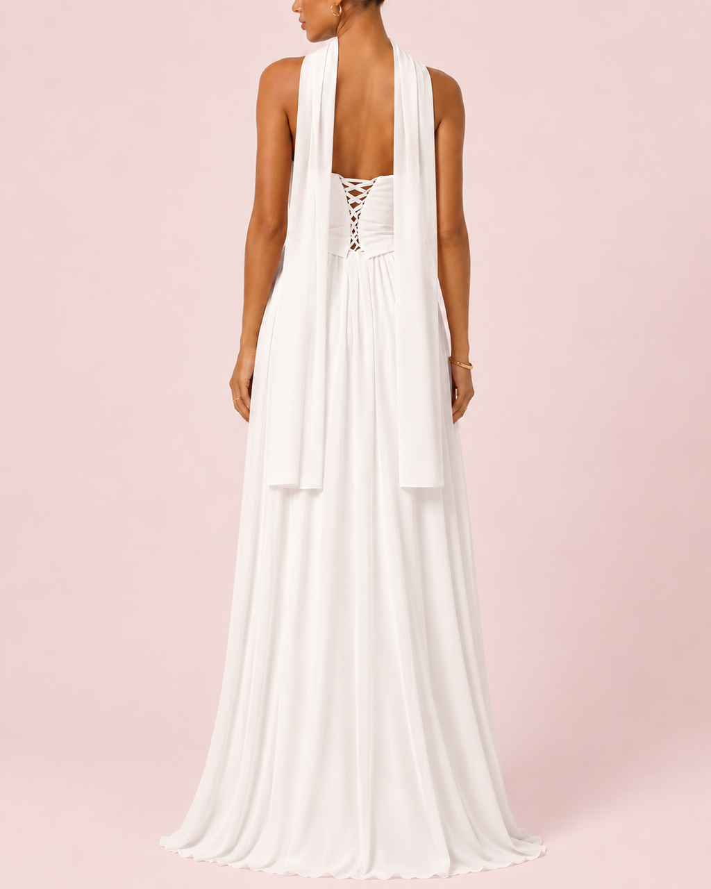 Célia - Longue robe blanche