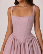 Esmée - Robe courte rose