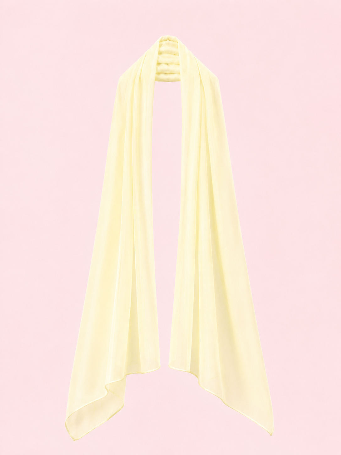 Étole jaune irisée