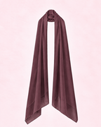Étole prune mousseline