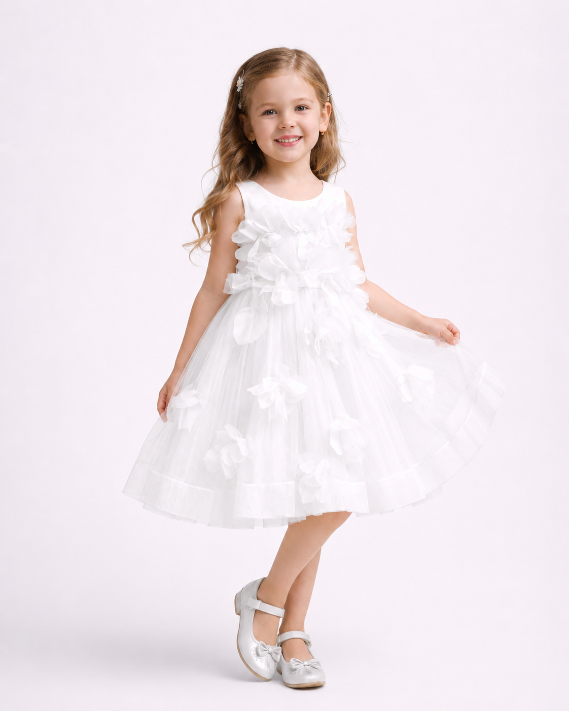 Ilona - Robe enfant blanche